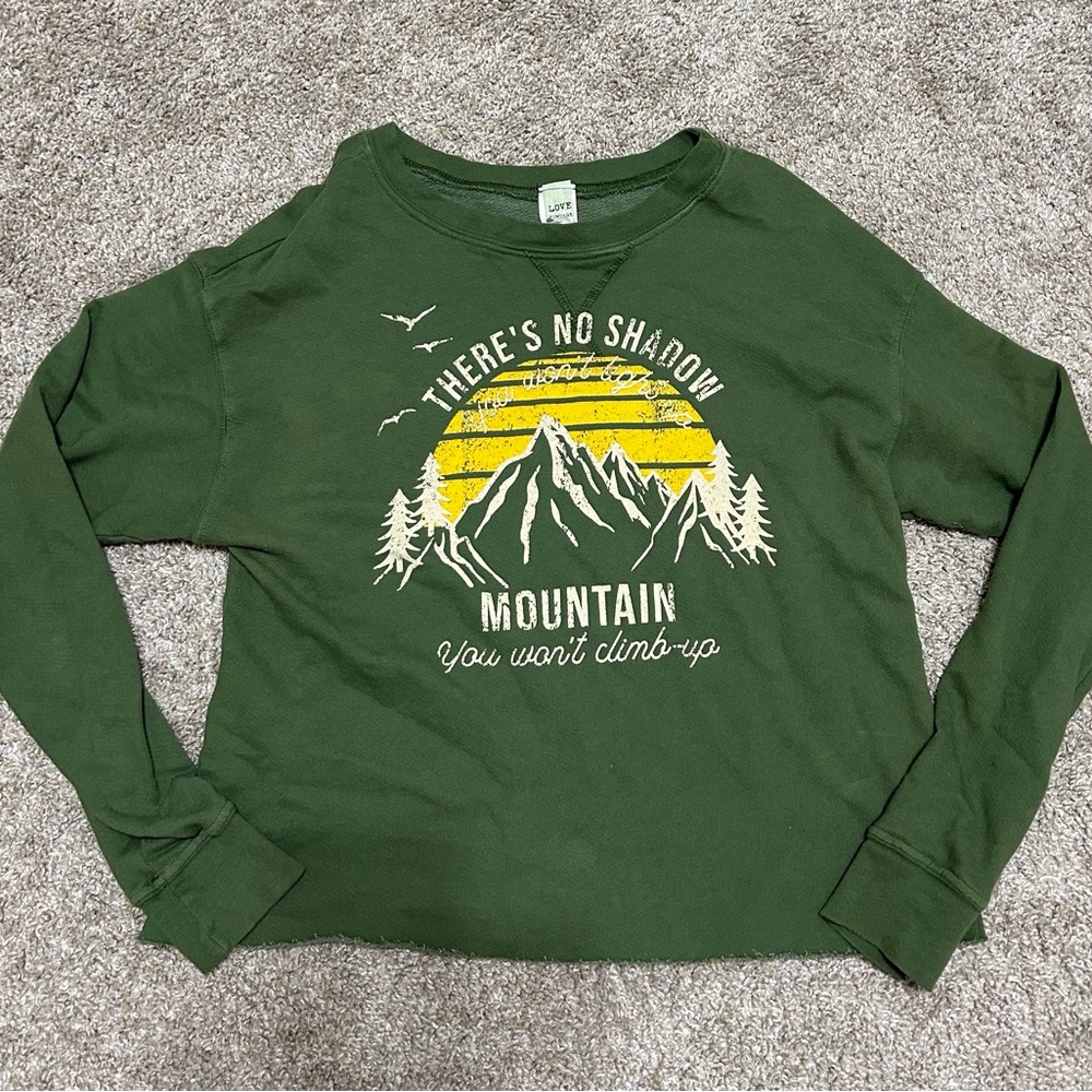EUC Cropped sweatshirt